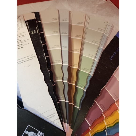Sherwin Williams Color Fan Deck Paint Swatches Chips Book Samples 2001 - Picture 4 of 13